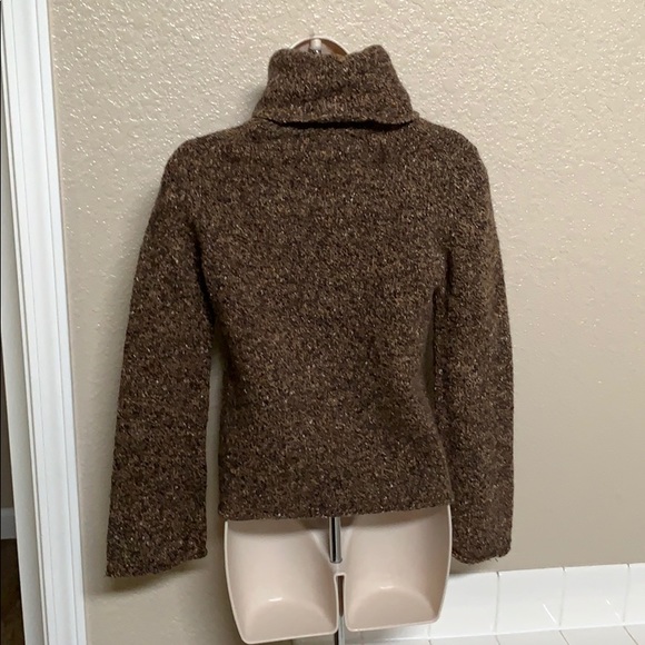 Express Brown Cowl Neck Sweater - Picture 3 of 4